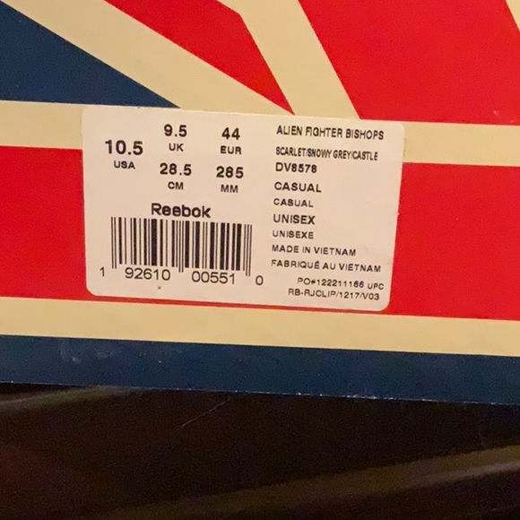 Unopened Reebok Alien stompers 40th anniversary, 10.5 - Picture 2 of 6